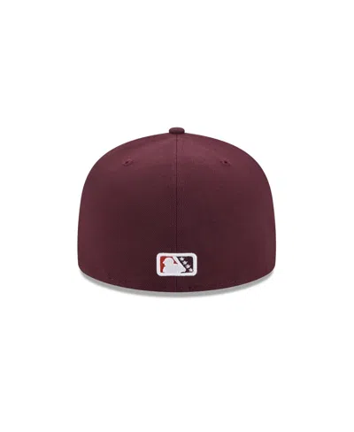 New Era Men's Burgundy Las Vegas Aviators Theme Nights 59fifty Fitted Hat