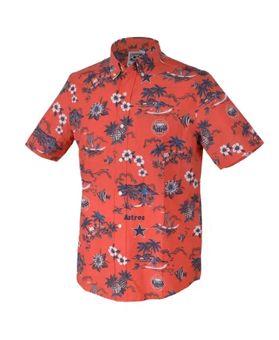 Reyn Spooner Men's Orange Houston Astros Kekai Button-down Shirt In Orange