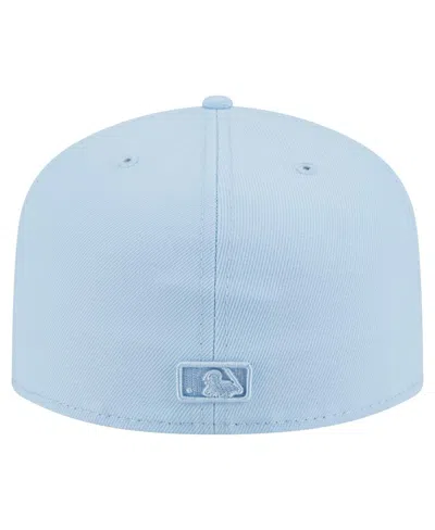 New Era Men's Light Blue Los Angeles Dodgers Color Pack A-frame 59fifty Fitted Hat