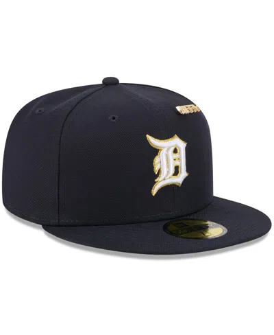 New Era Men's Navy Detroit Tigers 2025 59fifty Day 59fifty Fitted With Pins Hat