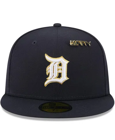 New Era Men's Navy Detroit Tigers 2025 59fifty Day 59fifty Fitted With Pins Hat