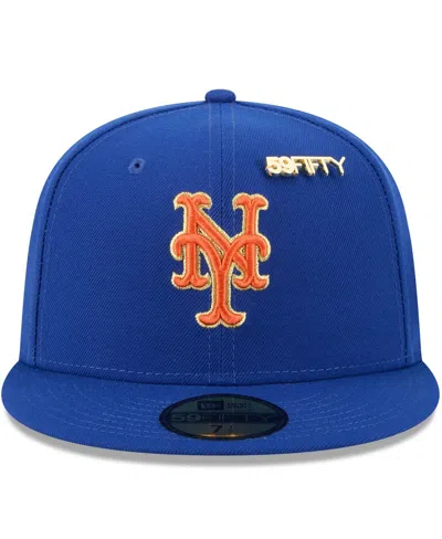 New Era Men's Royal New York Mets 2025 59fifty Day 59fifty Fitted With Pins Hat