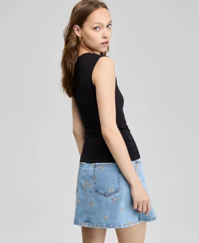 And Now This Women's Second-skin Muscle Tank, Exclusively At Macy's In Black