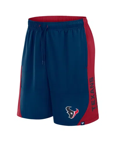 Fanatics Men's Navy Houston Texans No Defense Shorts In Blue