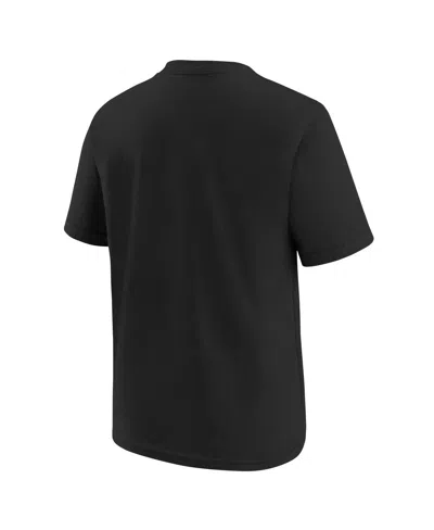 Nike Big Boys And Girls Black Miami Marlins 2025 City Connect Wordmark T-shirt In Black