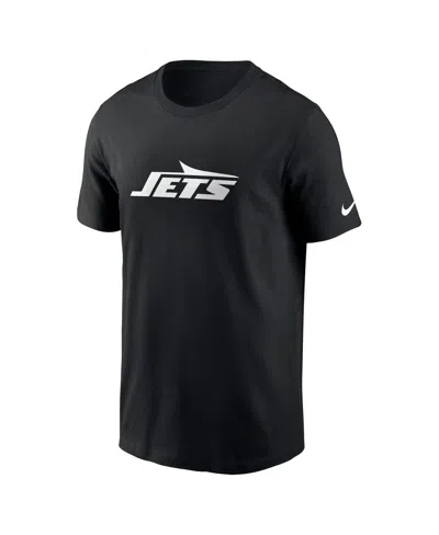 Nike Black New York Jets Legend Logo Performance T-shirt In Black