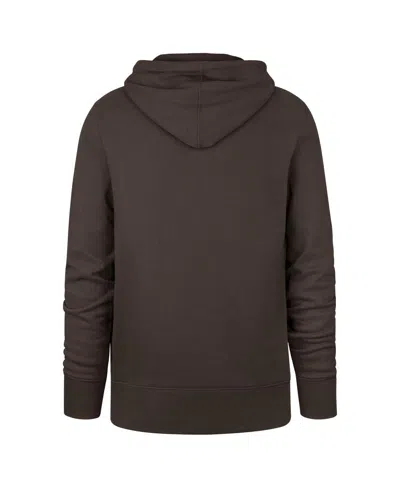 47 Brand Men's Brown San Diego Padres Velocity Headline Pullover Hoodie Sweatshirt In Brown