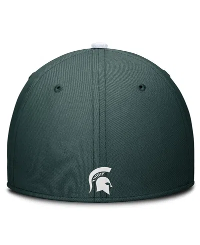 Nike Men's Green Michigan State Spartans Primetime Rise Swoosh Flex Hat