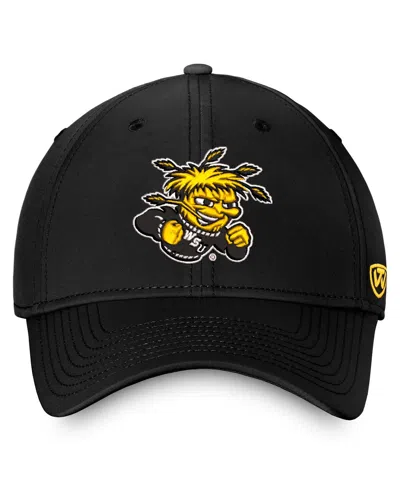 Top Of The World Men's Black Wichita State Shockers Reflex 2.0 Logo Flex Hat