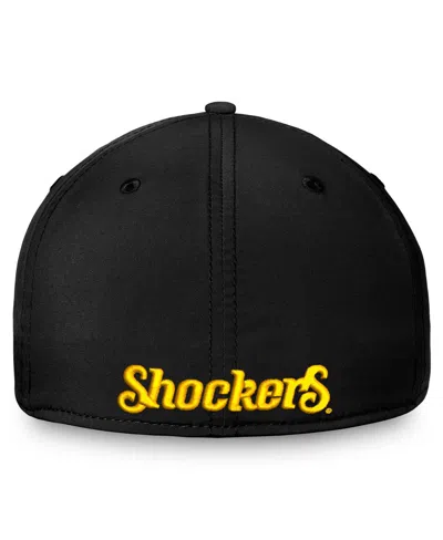 Top Of The World Men's Black Wichita State Shockers Reflex 2.0 Logo Flex Hat