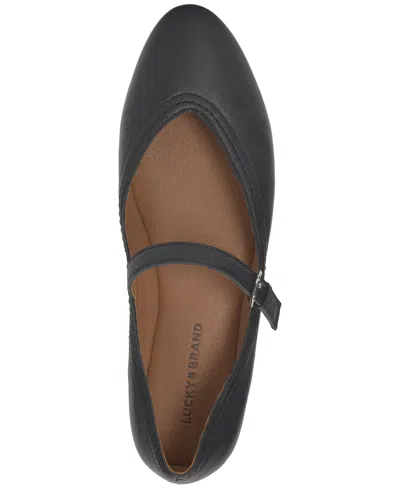 Lucky Brand Women's Cyrena Mary Jane Flats In Black