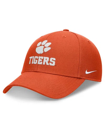 Nike Men's Orange Clemson Tigers Primetime Rise Adjustable Hat In Orange