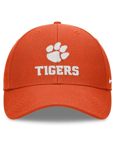 Nike Men's Orange Clemson Tigers Primetime Rise Adjustable Hat In Orange