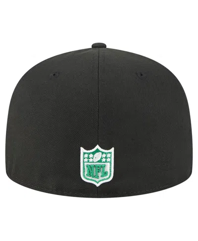 New Era Men's Black Philadelphia Eagles Super Bowl Lix Champions Historic Side Patch 59fifty Fitted Hat