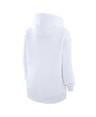 G-iii 4her By Carl Banks Women'sâ White New York Mets City Graphic Pullover Hoodie In White