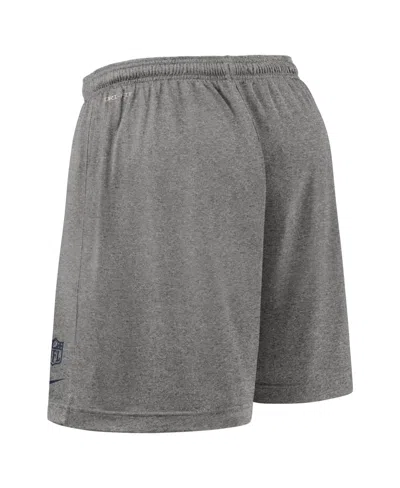 Nike Men's Navy Denver Broncos Sideline Reversible Performance Shorts In Blue