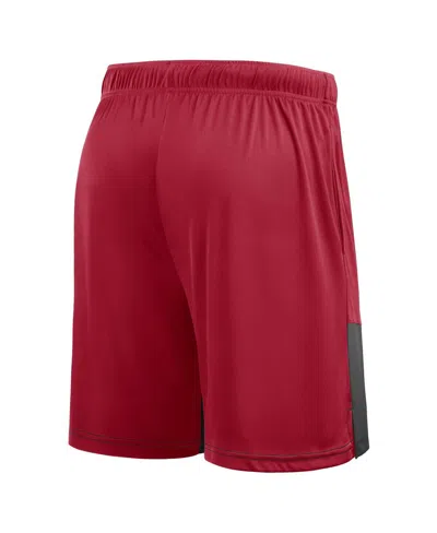 Fanatics Men's Red/pewter Tampa Bay Buccaneers Big Tall Best Of The Best Performance Shorts In Red