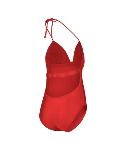 G-iii 4her By Carl Banks Women's Red Tampa Bay Buccaneers Full Count One-piece Swimsuit In Red