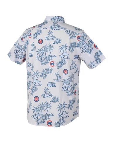Reyn Spooner Men's White Chicago Cubs Kekai Performance Button-up Shirt In White