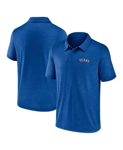 Fanatics Men's Royal Texas Rangers Unstoppable Polo Shirt In Blue
