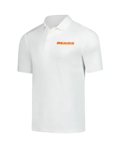 Fanatics Men's White Chicago Bears Polo Shirt In White