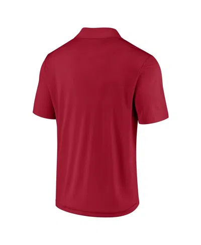 Fanatics Men's Scarlet San Francisco 49ers Lockup Polo Shirt In Red