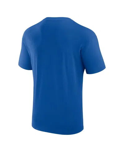 Fanatics Men's Blue New York Knicks Crossover Collection Full Court Press T-shirt In Blue