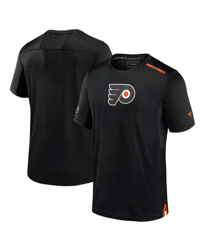 Fanatics Men's Black Philadelphia Flyers Authentic Pro Performance T-shirt In Black