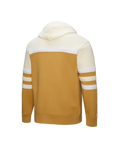 Mitchell & Ness Men's Tan/cream San Francisco Giants Head Coach Pullover Hoodie In Brown