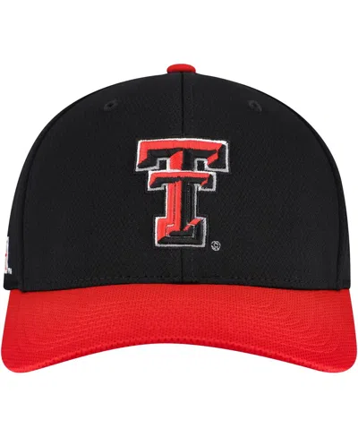 Top Of The World Men's Black/red Texas Tech Red Raiders Reflex Two-tone Flex Hat