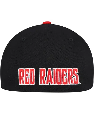 Top Of The World Men's Black/red Texas Tech Red Raiders Reflex Two-tone Flex Hat
