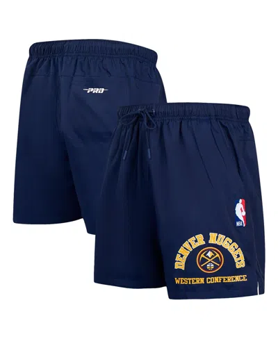 Pro Standard Men's Navy Denver Nuggets Area Code Shorts In Blue