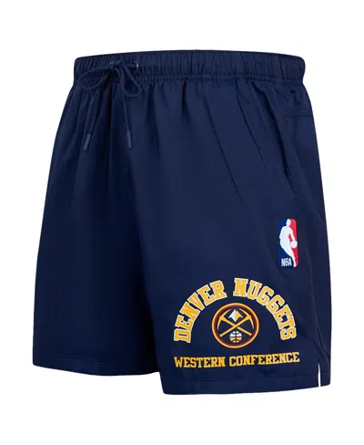 Pro Standard Men's Navy Denver Nuggets Area Code Shorts In Blue