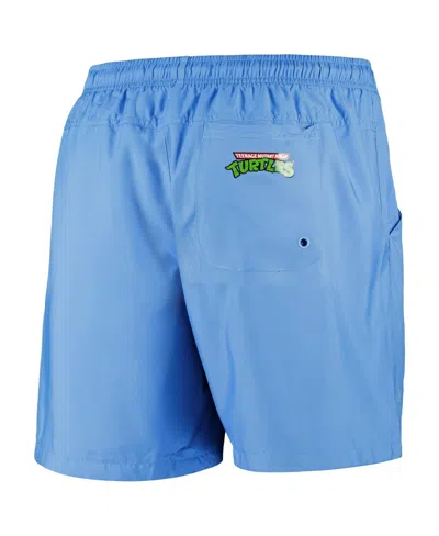 Freeze Max Men's Blue Leonardo Teenage Mutant Ninja Turtles Turtle Power Shorts In Blue