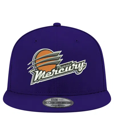 New Era Men's And Women's Purple Phoenix Mercury Logo 9fifty Snapback Hat