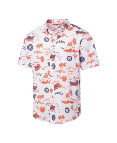 Reyn Spooner White Houston Astros Pua Performance Polo In Multi
