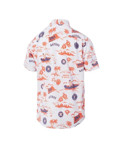 Reyn Spooner White Houston Astros Pua Performance Polo In Multi