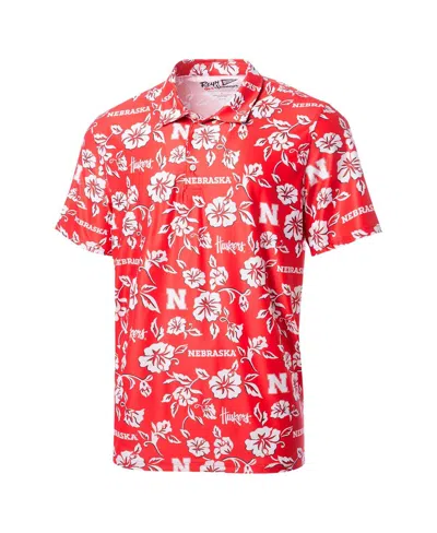 Reyn Spooner Scarlet Nebraska Huskers Performance Polo In Red