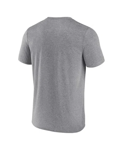 Fanatics Men's Heather Gray Oklahoma Sooners Outline Split T-shirt In Gray