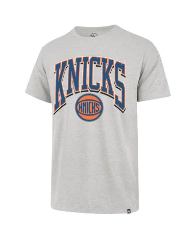 47 Brand Men's Gray New York Knicks Walk Talk Franklin T-shirt In Gray