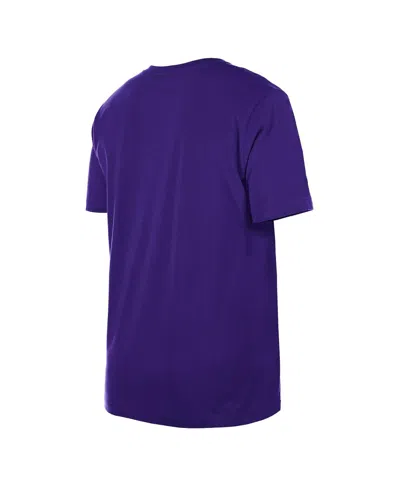 New Era Men's Purple Phoenix Suns 2024/25 City Edition Chenille Heavyweight T-shirt In Purple
