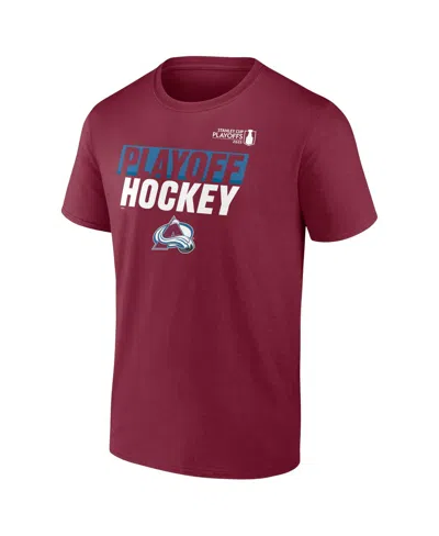 Fanatics Men's Burgundy Colorado Avalanche 2025 Stanley Cup Playoffs Breakout T-shirt In Burgundy
