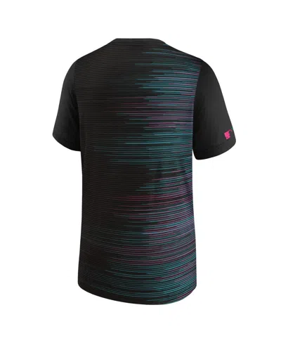 Nike Big Boys And Girls Black Miami Marlins 2025 City Connect Authentic Collection Legend T-shirt In Black