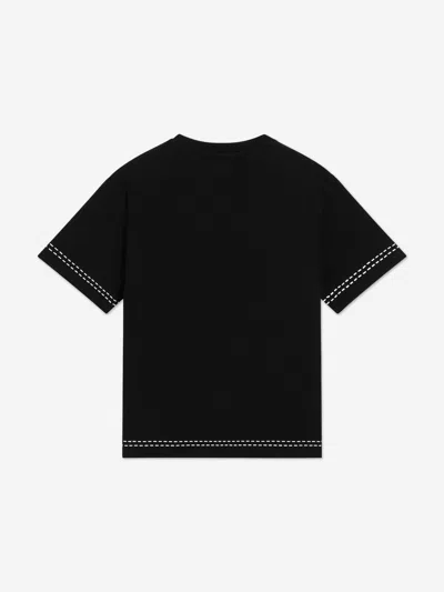 Dolce & Gabbana Boys Logo T-shirt In Black