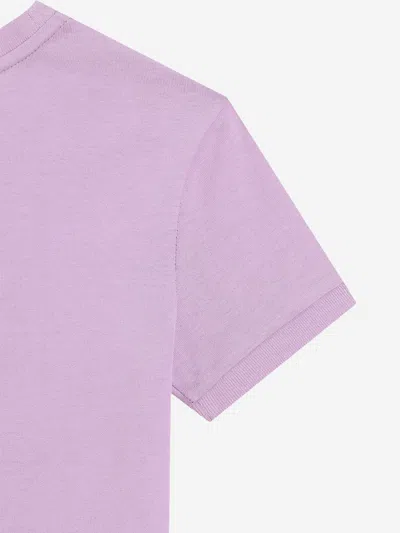 Dolce & Gabbana Logo-appliqué T-shirt In Pink