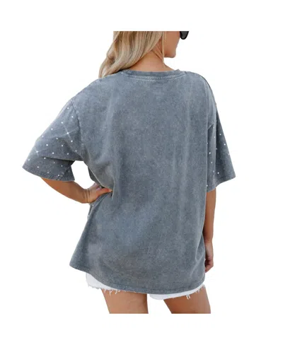 Gameday Couture Women's Gray Lsu Tigers On The Ball Oversized T-shirt In Gray