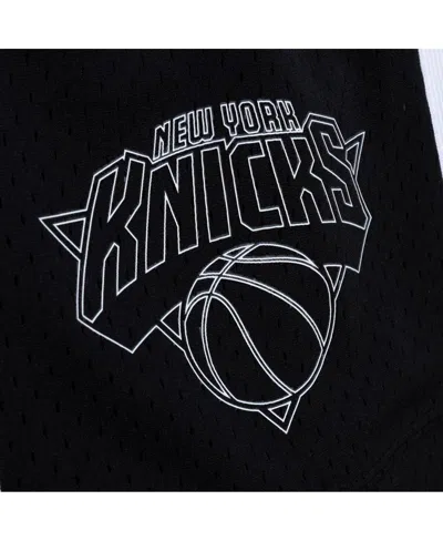 Mitchell & Ness Men's White New York Knicks 2009/10 Hardwood Classics Marble Swingman Shorts In Multi