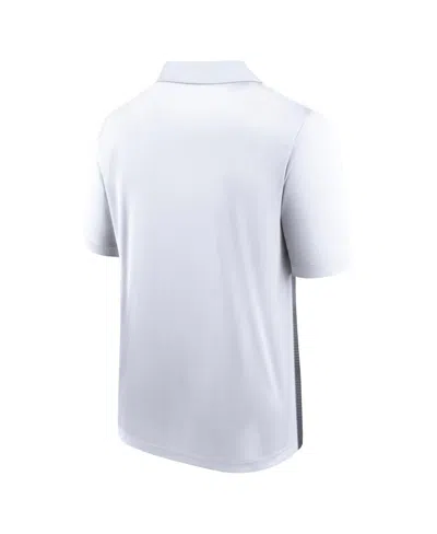 Fanatics Men's White San Francisco Giants Iconic Parameter Sublimated Polo Shirt In White