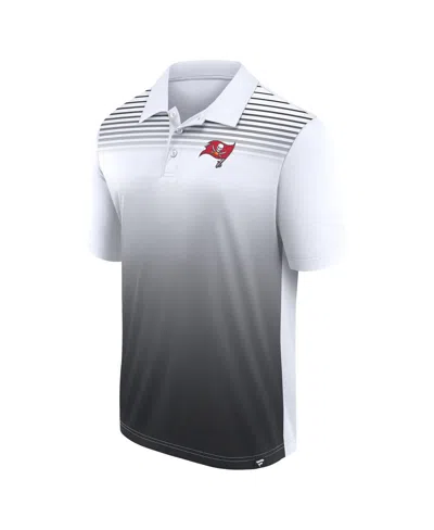Logo Athletic Men's White/black Tampa Bay Buccaneers Sandlot Game Polo Shirt