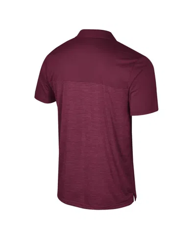 Colosseum Men's Maroon Mississippi State Bulldogs Langmore Polo Shirt